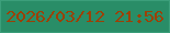 文字の大きさ：2、枠の色：3c9f7b、背景の色：298d67、文字の色：9d4005 無料ブログパーツのブログ時計