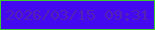 文字の大きさ：5、枠の色：3cca32、背景の色：4509f0、文字の色：5421b4 無料ブログパーツのブログ時計
