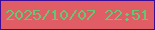 文字の大きさ：5、枠の色：3d0c97、背景の色：e05d66、文字の色：67c574 無料ブログパーツのブログ時計