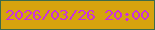 文字の大きさ：3、枠の色：3d6b49、背景の色：d6a30e、文字の色：cb2fdd 無料ブログパーツのブログ時計