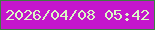 文字の大きさ：4、枠の色：3d7f42、背景の色：c417cc、文字の色：dbf7c5 無料ブログパーツのブログ時計