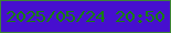 文字の大きさ：2、枠の色：3d8335、背景の色：470fcf、文字の色：187e0f 無料ブログパーツのブログ時計