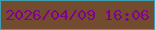 文字の大きさ：4、枠の色：3d9eb1、背景の色：734b2f、文字の色：7e028c 無料ブログパーツのブログ時計