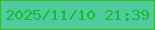文字の大きさ：5、枠の色：3db822、背景の色：4ecc9d、文字の色：1eb834 無料ブログパーツのブログ時計