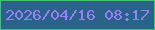 文字の大きさ：1、枠の色：3dc46e、背景の色：296488、文字の色：9c7dfd 無料ブログパーツのブログ時計