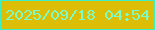 文字の大きさ：1、枠の色：3defc3、背景の色：dcbe06、文字の色：7cfcc7 無料ブログパーツのブログ時計