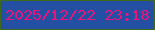 文字の大きさ：1、枠の色：3e6b19、背景の色：2350a3、文字の色：ea147d 無料ブログパーツのブログ時計