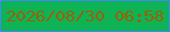 文字の大きさ：1、枠の色：3e8bf2、背景の色：0eb356、文字の色：996105 無料ブログパーツのブログ時計