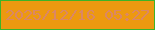文字の大きさ：3、枠の色：3eb328、背景の色：ed9910、文字の色：db8764 無料ブログパーツのブログ時計