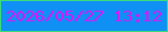 文字の大きさ：2、枠の色：3edd7a、背景の色：0e90f4、文字の色：e013fa 無料ブログパーツのブログ時計