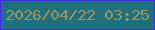 文字の大きさ：2、枠の色：3f2ce0、背景の色：1f717f、文字の色：a09459 無料ブログパーツのブログ時計