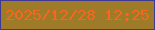 文字の大きさ：3、枠の色：3f3894、背景の色：9e7b29、文字の色：f76720 無料ブログパーツのブログ時計