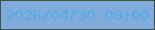 文字の大きさ：4、枠の色：3f563d、背景の色：80abda、文字の色：56ace9 無料ブログパーツのブログ時計