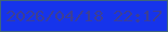文字の大きさ：5、枠の色：3f657a、背景の色：1634eb、文字の色：3c3f95 無料ブログパーツのブログ時計