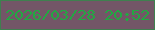 文字の大きさ：4、枠の色：3f804f、背景の色：735667、文字の色：22a842 無料ブログパーツのブログ時計
