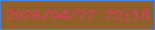 文字の大きさ：4、枠の色：3f86ef、背景の色：91602a、文字の色：d44161 無料ブログパーツのブログ時計