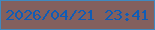 文字の大きさ：2、枠の色：3f89c0、背景の色：83605e、文字の色：0f5cb6 無料ブログパーツのブログ時計