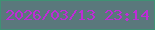 文字の大きさ：1、枠の色：3f9174、背景の色：5a787c、文字の色：be2cd6 無料ブログパーツのブログ時計