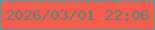 文字の大きさ：5、枠の色：3f9fb0、背景の色：f55e4d、文字の色：58827a 無料ブログパーツのブログ時計