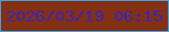 文字の大きさ：1、枠の色：3fa2e7、背景の色：833013、文字の色：3d25b7 無料ブログパーツのブログ時計