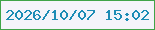 文字の大きさ：3、枠の色：3fa448、背景の色：f4f4fa、文字の色：1e8cb5 無料ブログパーツのブログ時計