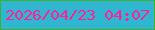 文字の大きさ：4、枠の色：3fb029、背景の色：30b6d1、文字の色：f92397 無料ブログパーツのブログ時計