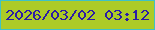 文字の大きさ：4、枠の色：3fc2c5、背景の色：adcb27、文字の色：2c1ca5 無料ブログパーツのブログ時計