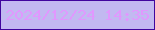 文字の大きさ：5、枠の色：40069e、背景の色：c2b9f1、文字の色：e098fe 無料ブログパーツのブログ時計