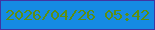 文字の大きさ：1、枠の色：4035a2、背景の色：158be3、文字の色：5b8f13 無料ブログパーツのブログ時計
