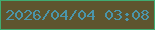 文字の大きさ：2、枠の色：40ac71、背景の色：5e552e、文字の色：4b95aa 無料ブログパーツのブログ時計