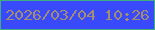 文字の大きさ：5、枠の色：40ae7f、背景の色：394afd、文字の色：a38d70 無料ブログパーツのブログ時計