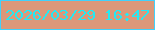 文字の大きさ：3、枠の色：40d2fc、背景の色：dc987a、文字の色：23eaf4 無料ブログパーツのブログ時計