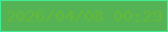 文字の大きさ：1、枠の色：40ec93、背景の色：55b356、文字の色：65b937 無料ブログパーツのブログ時計
