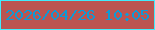 文字の大きさ：1、枠の色：40edfd、背景の色：bb5551、文字の色：0d9ad6 無料ブログパーツのブログ時計