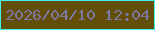 文字の大きさ：5、枠の色：40f5ef、背景の色：624e06、文字の色：7b77a6 無料ブログパーツのブログ時計