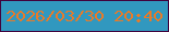 文字の大きさ：2、枠の色：41033d、背景の色：3198bf、文字の色：e87a28 無料ブログパーツのブログ時計