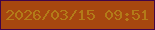 文字の大きさ：2、枠の色：410448、背景の色：a7470f、文字の色：b37b19 無料ブログパーツのブログ時計