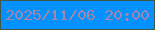 文字の大きさ：1、枠の色：415747、背景の色：0291fd、文字の色：a386aa 無料ブログパーツのブログ時計