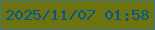 文字の大きさ：4、枠の色：417382、背景の色：6c730f、文字の色：035889 無料ブログパーツのブログ時計