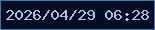 文字の大きさ：2、枠の色：4179a6、背景の色：020c24、文字の色：aec2e0 無料ブログパーツのブログ時計