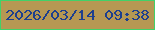 文字の大きさ：4、枠の色：41d169、背景の色：b69853、文字の色：1d3f8e 無料ブログパーツのブログ時計