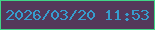 文字の大きさ：1、枠の色：41d587、背景の色：54385a、文字の色：369dce 無料ブログパーツのブログ時計