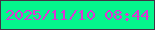 文字の大きさ：3、枠の色：423344、背景の色：05f68c、文字の色：de35d3 無料ブログパーツのブログ時計