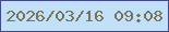 文字の大きさ：1、枠の色：424a88、背景の色：c2e0f7、文字の色：747258 無料ブログパーツのブログ時計