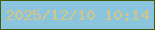 文字の大きさ：1、枠の色：425b0c、背景の色：8bc4dd、文字の色：d7c584 無料ブログパーツのブログ時計