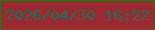 文字の大きさ：1、枠の色：42651e、背景の色：9b2a31、文字の色：1f6f5e 無料ブログパーツのブログ時計