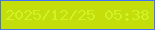 文字の大きさ：4、枠の色：4273f8、背景の色：c4de0c、文字の色：d0f227 無料ブログパーツのブログ時計