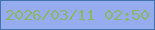 文字の大きさ：4、枠の色：4274ac、背景の色：96acee、文字の色：8bb567 無料ブログパーツのブログ時計