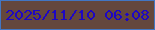 文字の大きさ：3、枠の色：4276c3、背景の色：64473d、文字の色：1e07c3 無料ブログパーツのブログ時計