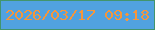 文字の大きさ：2、枠の色：42956d、背景の色：51a2e0、文字の色：f5963b 無料ブログパーツのブログ時計